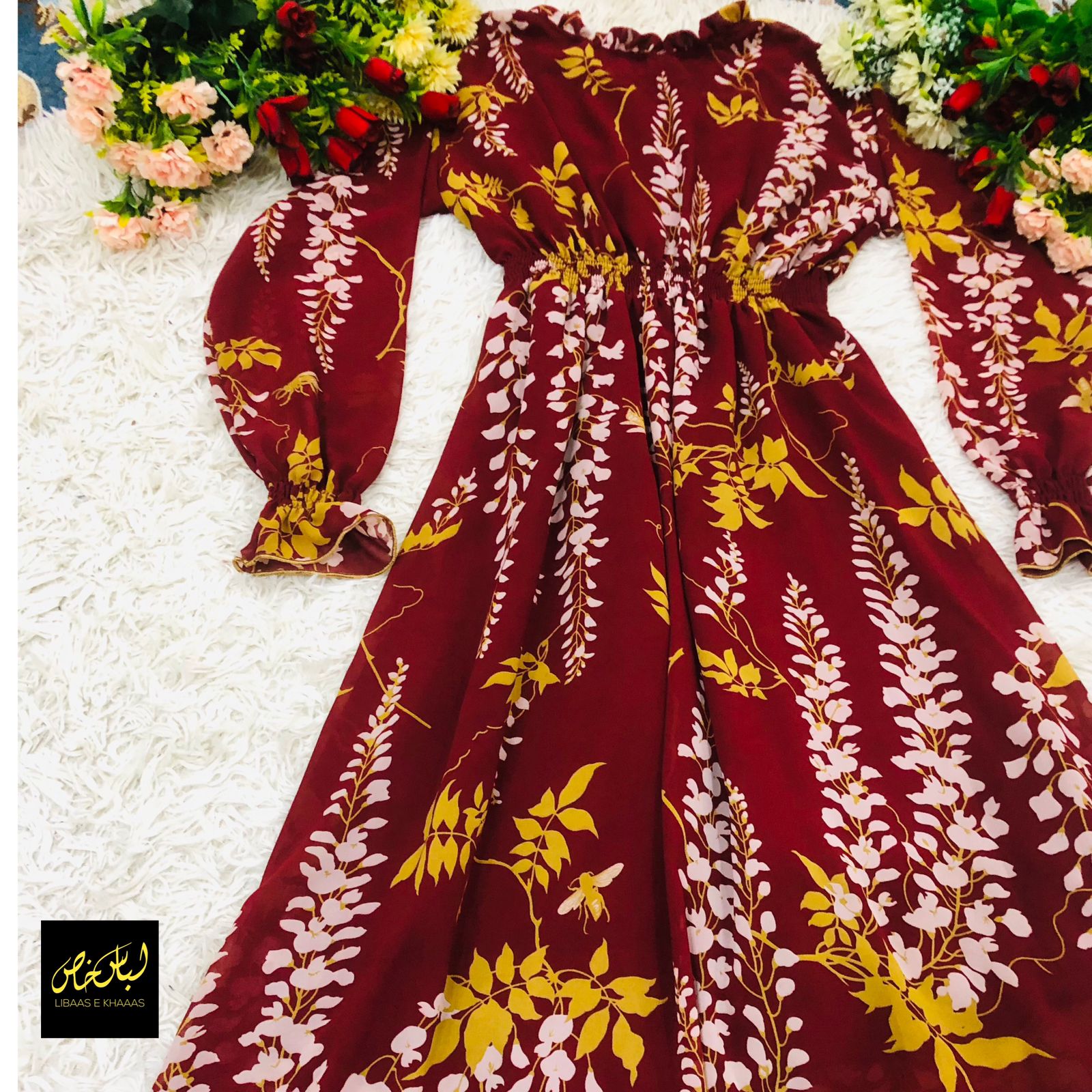 Rowan Printed Chiffon Maxi