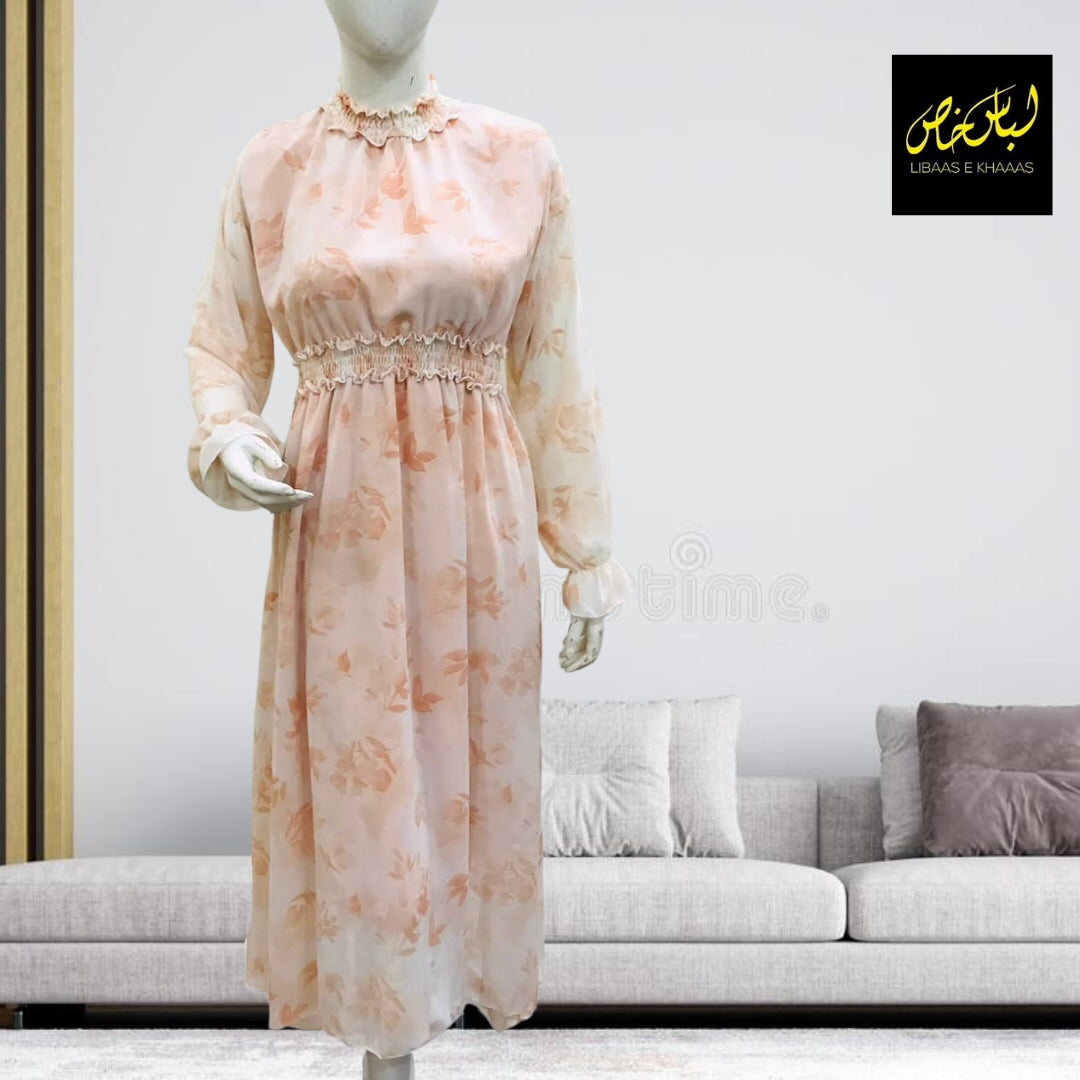 Lyrate Printed Chiffon Maxi