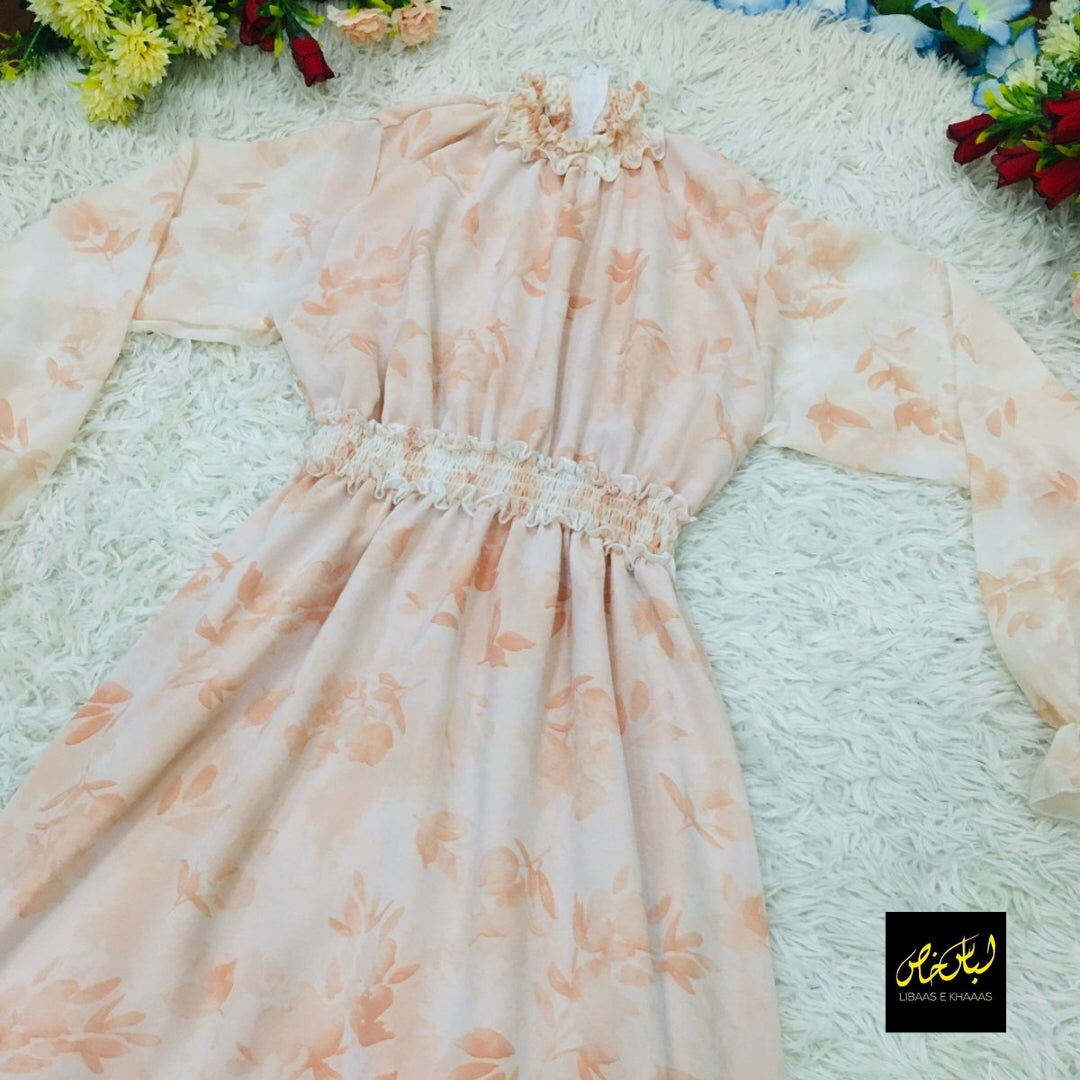 Lyrate Printed Chiffon Maxi